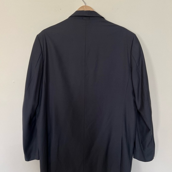 Stacy Adams Gold Mens Gray 44L Suit Sport Coat Formal Career Old Money Business - Picture 11 of 17